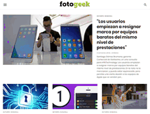 Tablet Screenshot of fotogeek.com